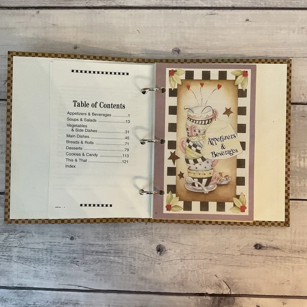 Book Of RUTH Cookbook Quail‎ Springs Baptist Church Oklahoma City 3 Ring Binder